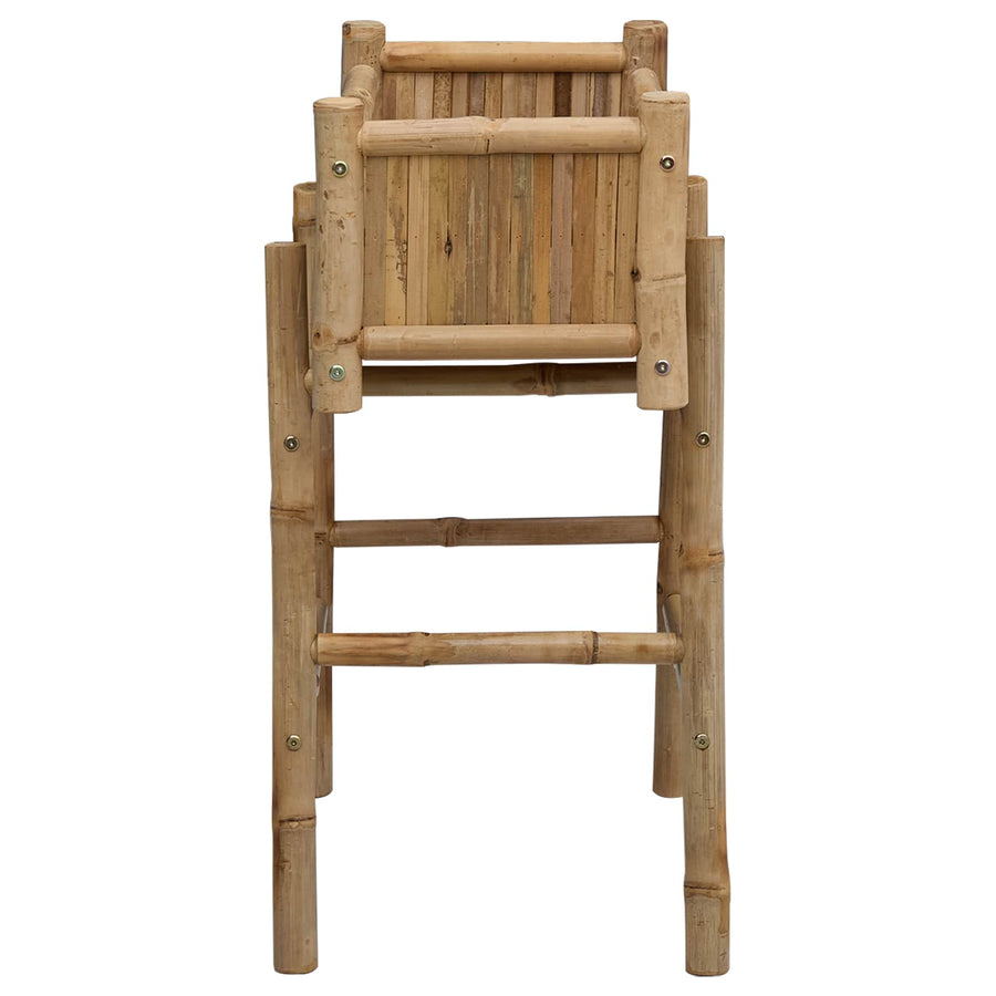 Tuinplanter met Houder Naturel 50 x 38 x 74 cm Bamboe