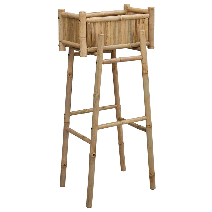 Tuinplanter met Houder Naturel 50 x 38 x 114 cm Bamboe