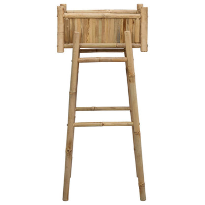 Tuinplanter met Houder Naturel 50 x 38 x 114 cm Bamboe