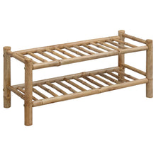Schoenenrek met plank met opslag Naturel 68 x 28 x 30 cm Bamboe