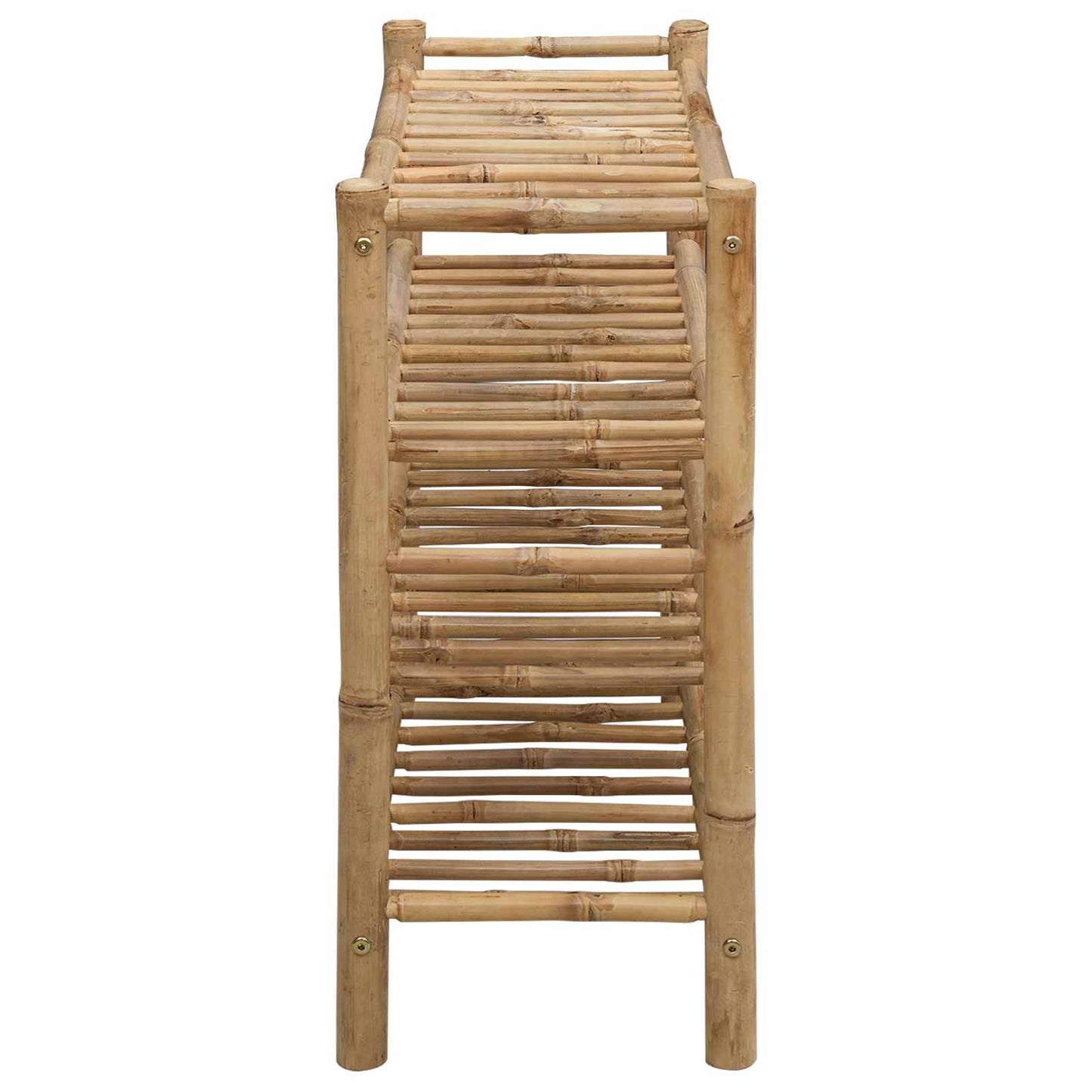Schoenenrek met plank met opslag Naturel 68 x 28 x 63 cm Bamboe
