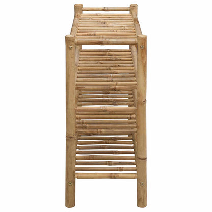 Schoenenrek met plank met opslag Naturel 68 x 28 x 63 cm Bamboe