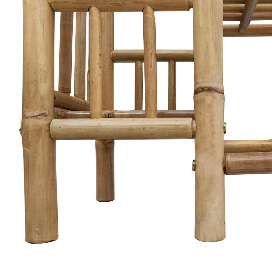 Schoenenrek met plank met opslag Naturel 88 x 27 x 80 cm Bamboe