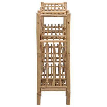 Schoenenrek met plank met opslag Naturel 88 x 27 x 80 cm Bamboe