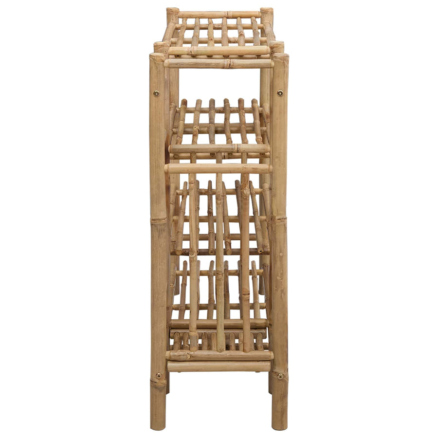 Schoenenrek met plank met opslag Naturel 88 x 27 x 80 cm Bamboe
