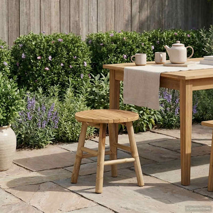 Tuin kruk Naturel Ø 38 x 42 cm Bamboe
