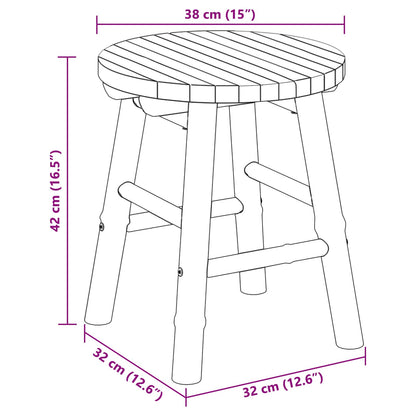Tuin kruk Naturel Ø 38 x 42 cm Bamboe