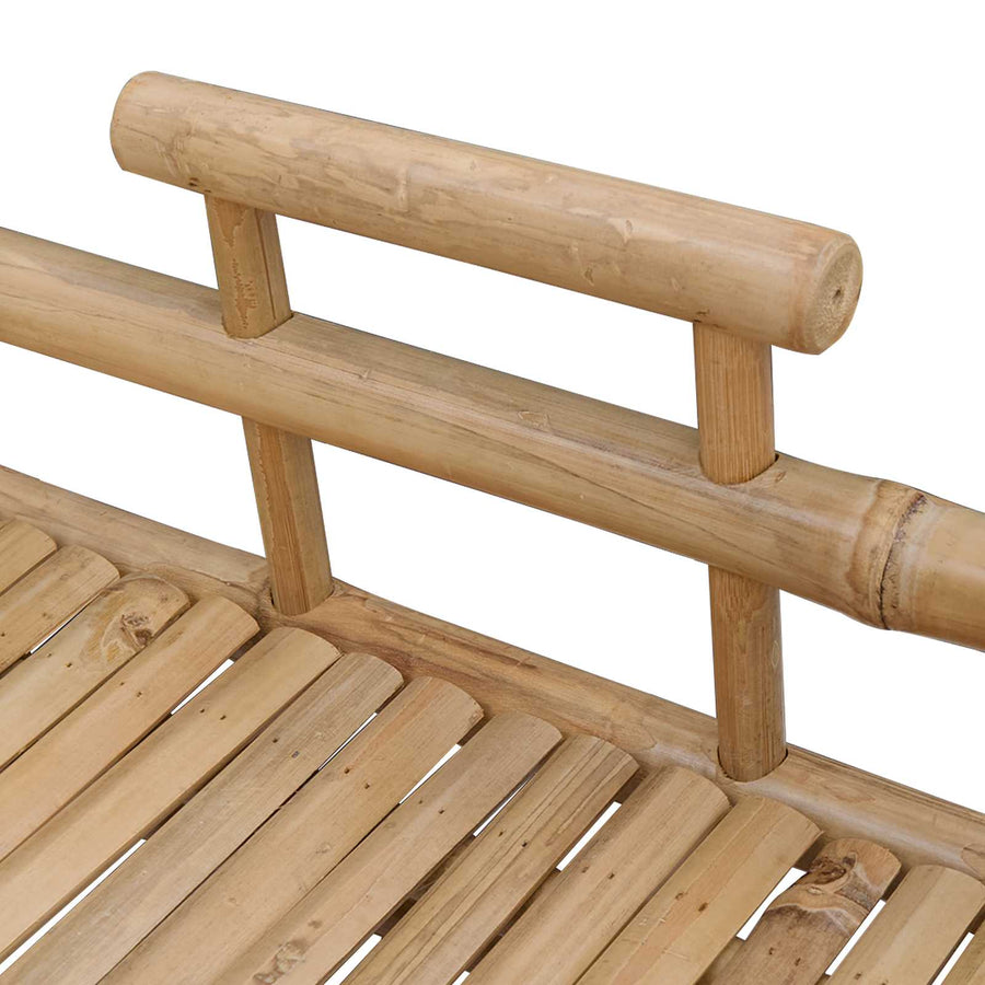 Wijn Trolley Met Wielen Naturel 85 x 50 x 93 cm Bamboe