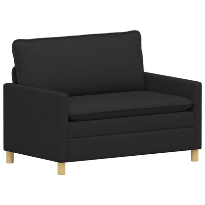 Bankstel 2 st Zwart Stof