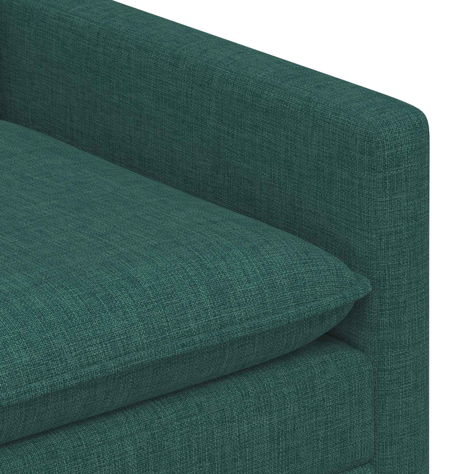 Bankstel 2 st Donkergroen Stof