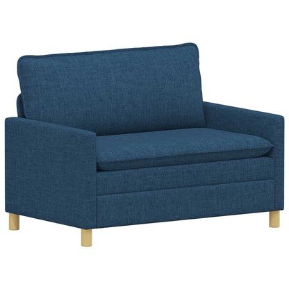 Bankstel 2 st Blauw Stof