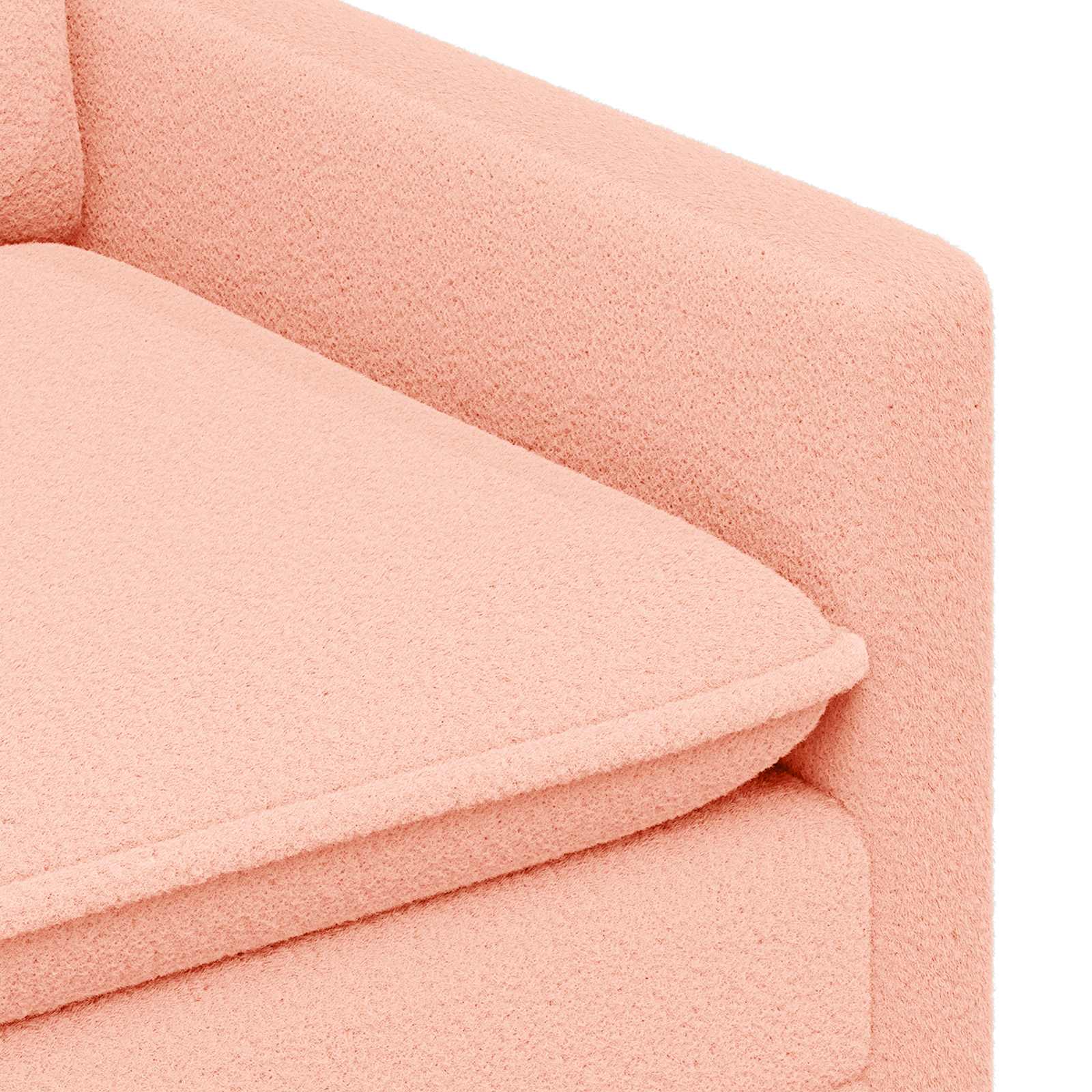 Bankstel 2 st Roze Stof