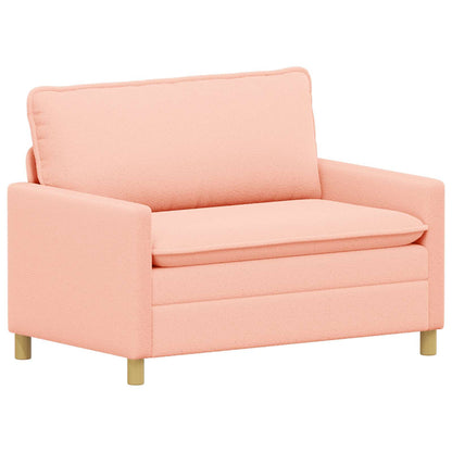 Bankstel 2 st Roze Stof