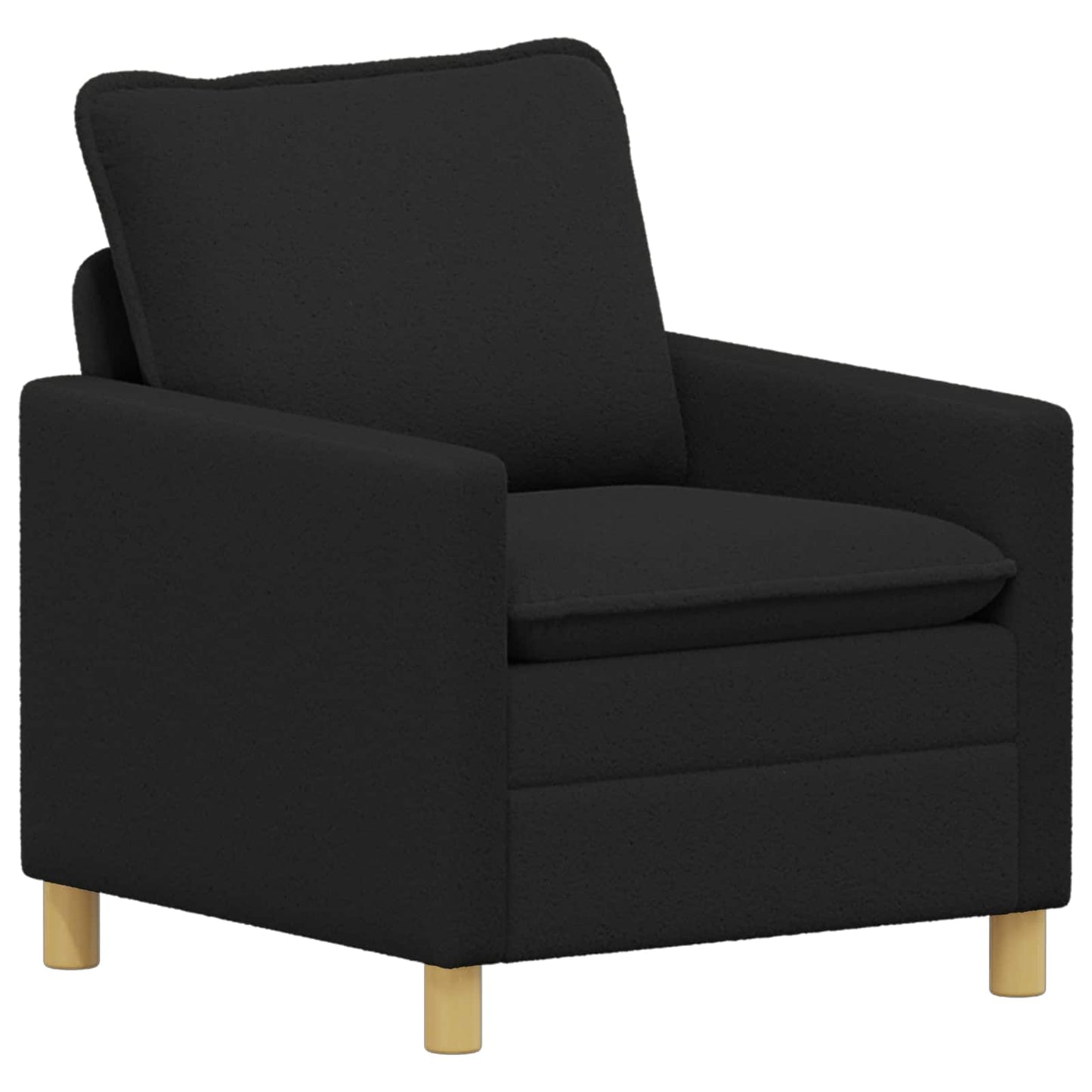 Bankstel 2 st Zwart Stof