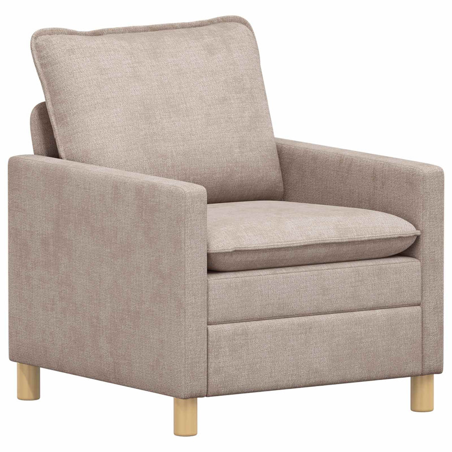 Bankstel 2 pcs Beige Polyester