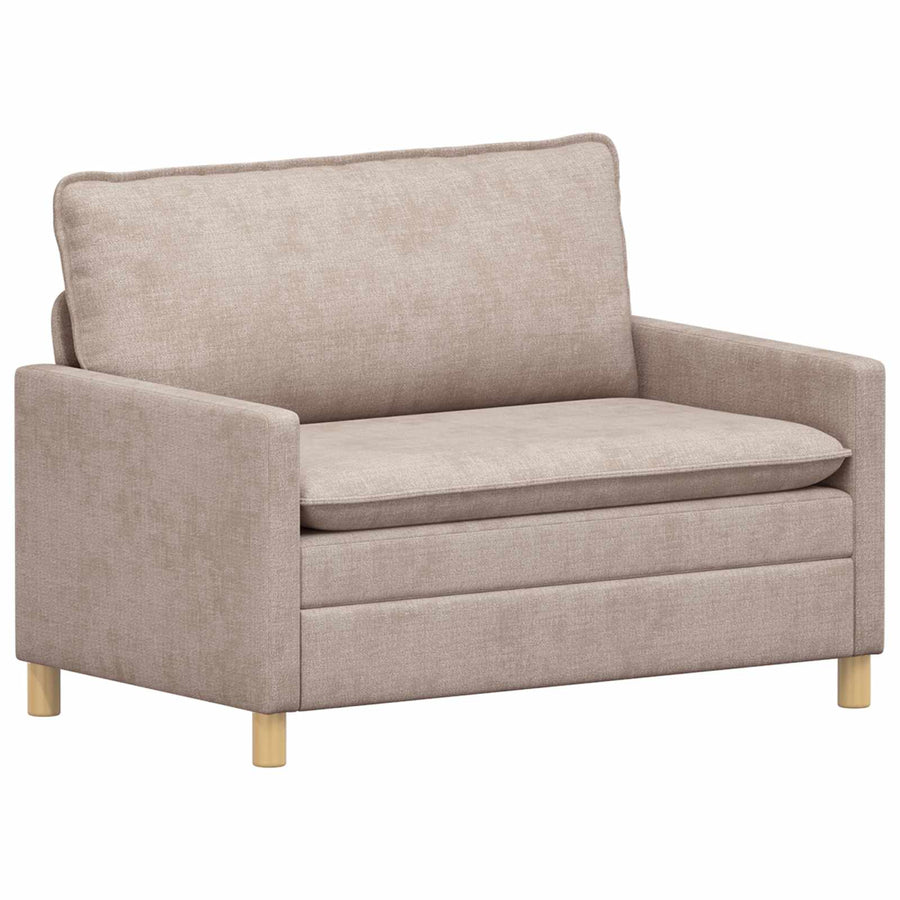 Bankstel 2 pcs Beige Polyester