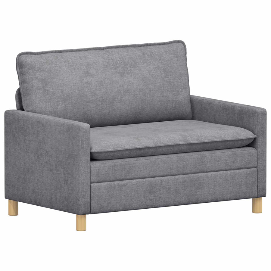 Bankstel 2 pcs Lichtgrijs Polyester