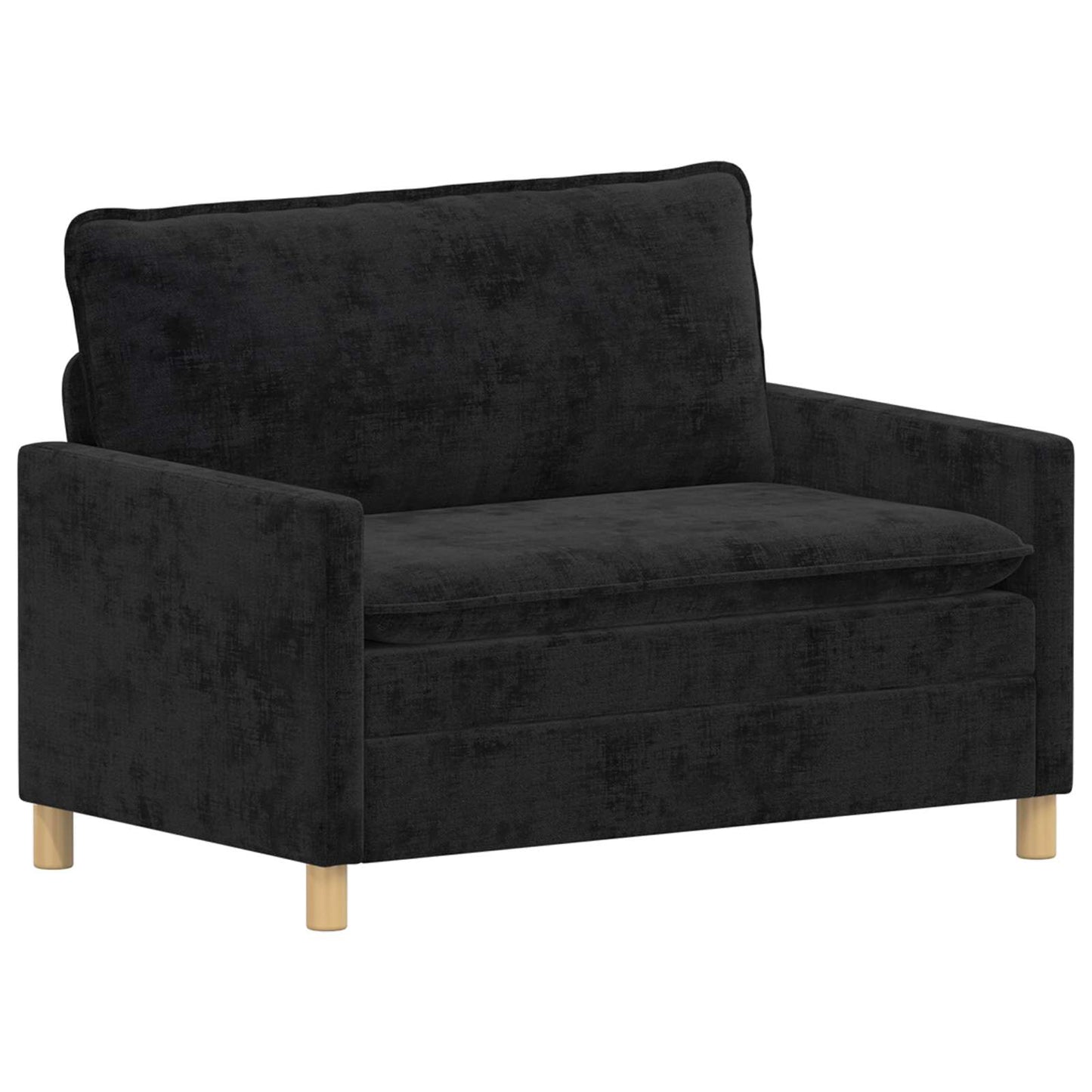 Bankstel 2 pcs Zwart Polyester