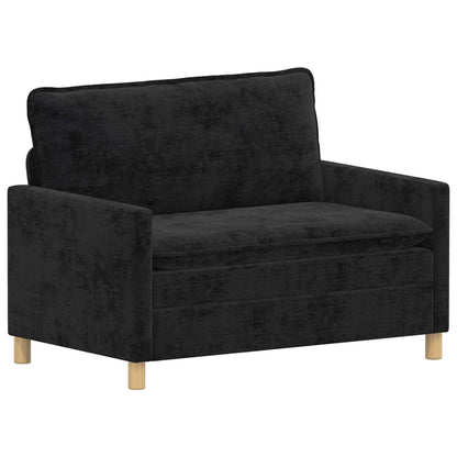 Bankstel 2 pcs Zwart Polyester