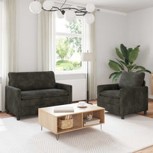 Bankstel 2 pcs Antracietkleurig Polyester