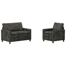 Bankstel 2 pcs Antracietkleurig Polyester