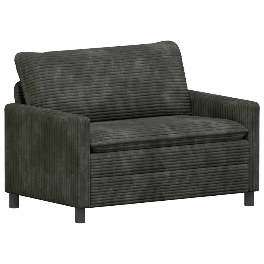 Bankstel 2 pcs Antracietkleurig Polyester