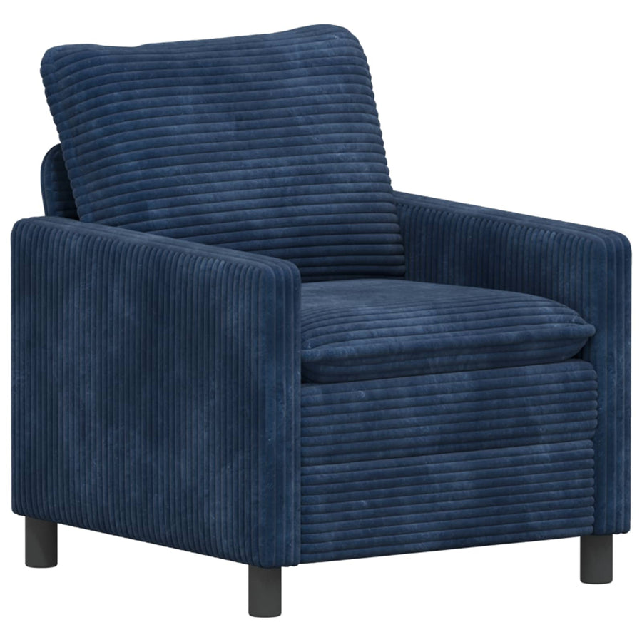 Bankstel 2 pcs Marineblauw Polyester