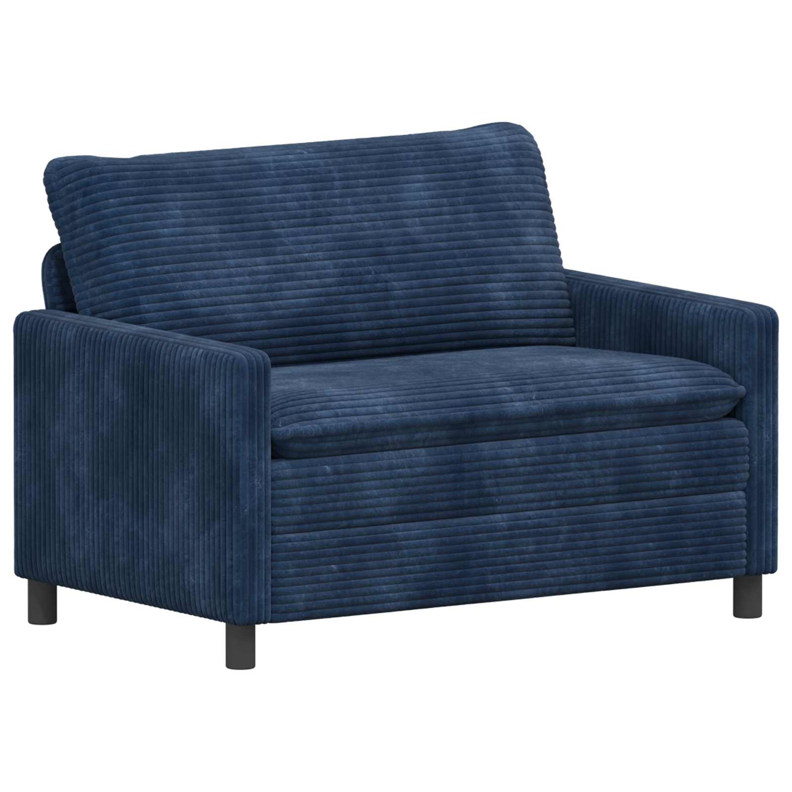 Bankstel 2 pcs Marineblauw Polyester