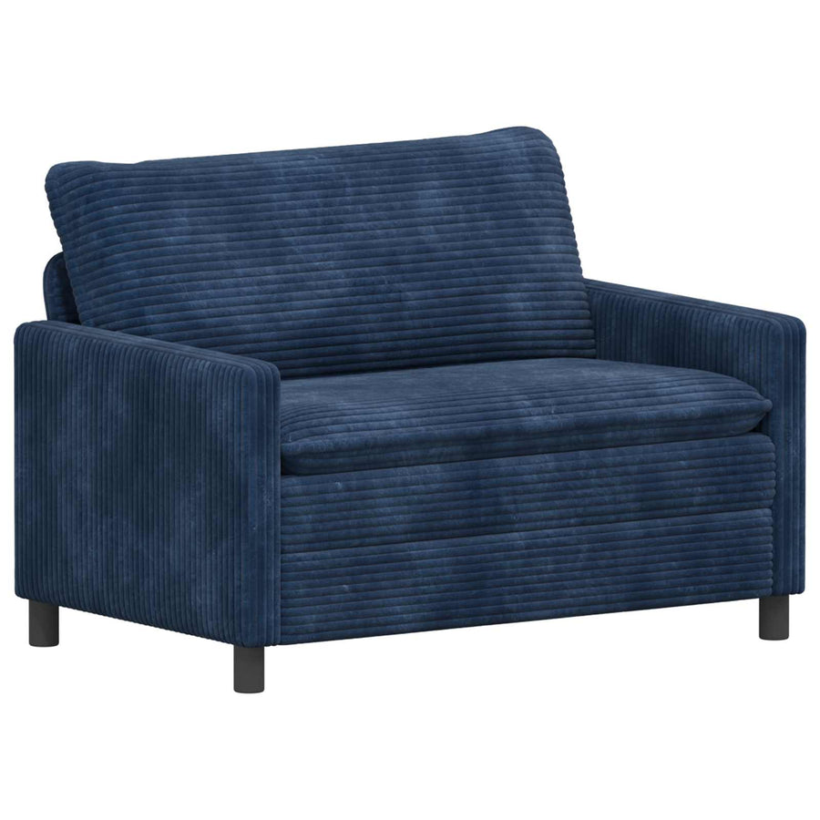 Bankstel 2 pcs Marineblauw Polyester