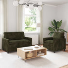Bankstel 2-delig groen polyester