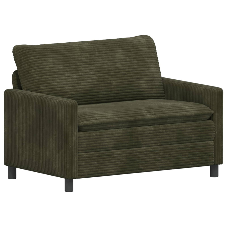 Bankstel 2 pcs Groen Polyester