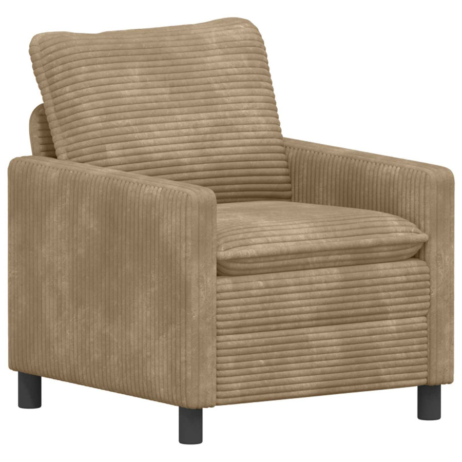 Bankstel 2 pcs Taupe Polyester