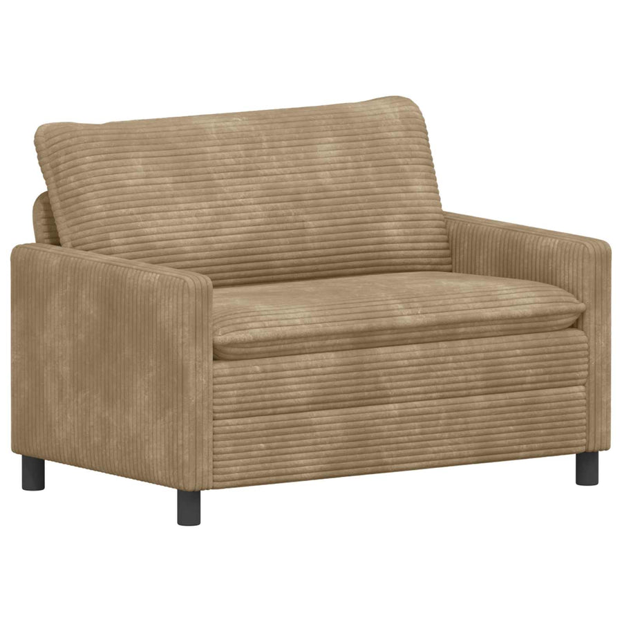 Bankstel 2 pcs Taupe Polyester