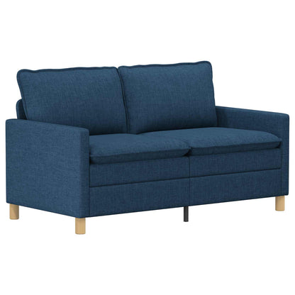Bankstel 2 st Blauw Stof