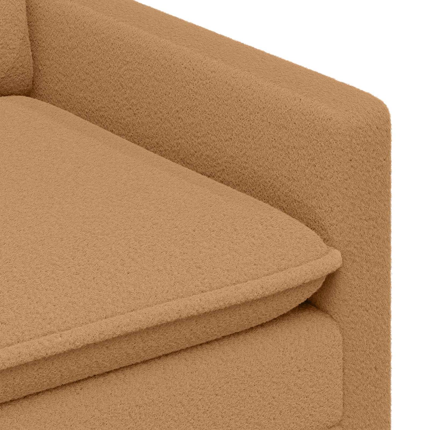 Bankstel 2 st Beige Stof