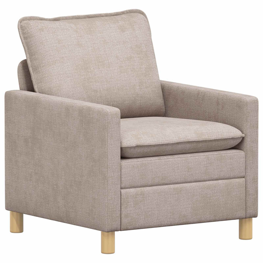 Bankstel 2 pcs Beige Polyester