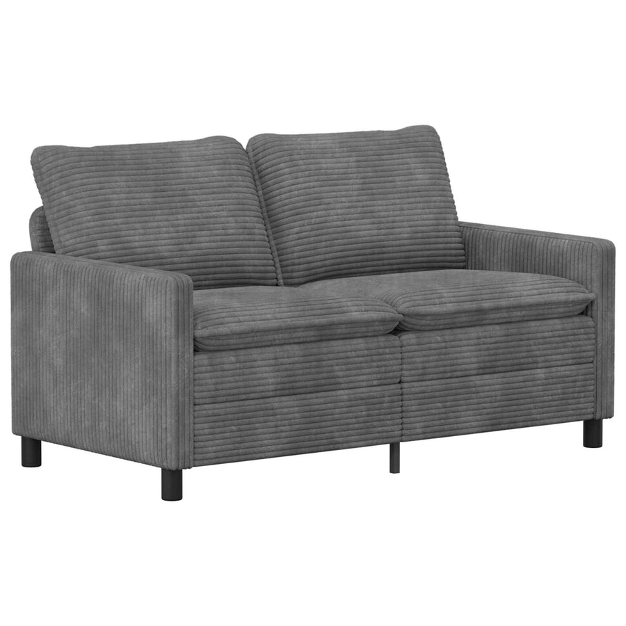 Bankstel 2 pcs Lichtgrijs Polyester