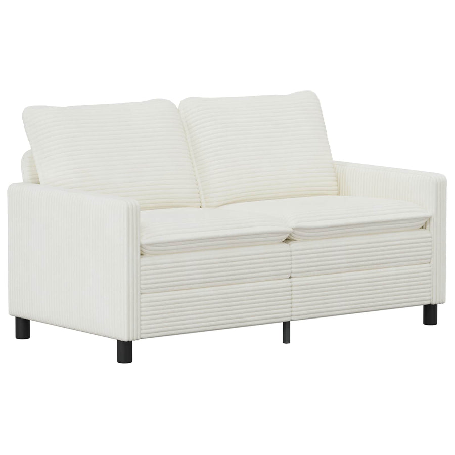 Bankstel 2 pcs Crèmekleurig Polyester