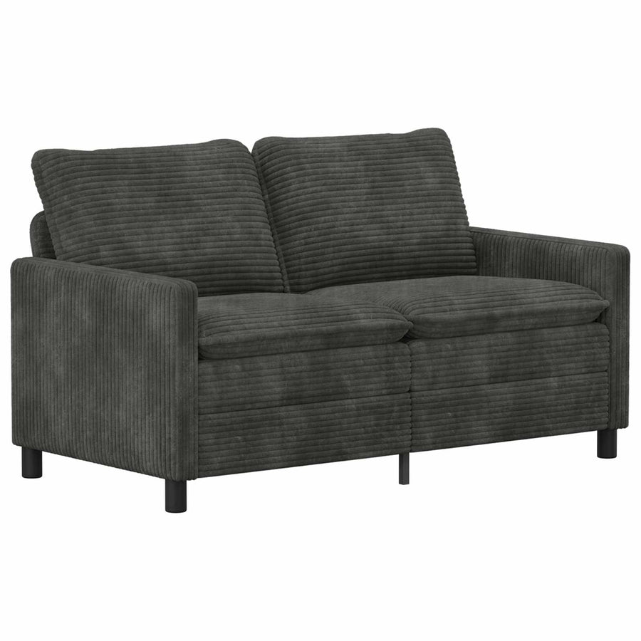 Bankstel 2 pcs Antracietkleurig Polyester