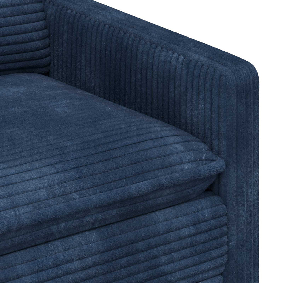 Bankstel 2 pcs Marineblauw Polyester