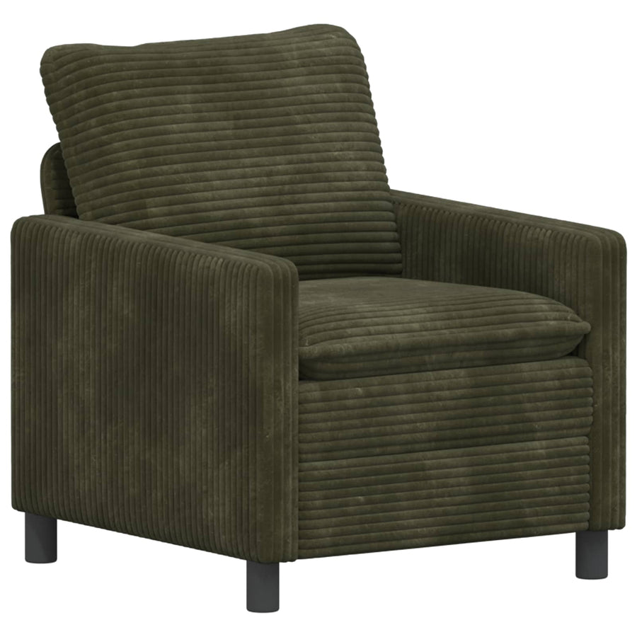 Bankstel 2 pcs Groen Polyester