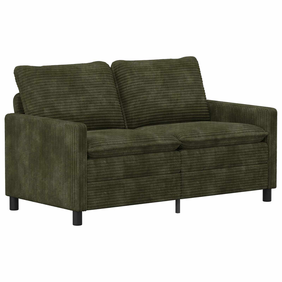 Bankstel 2 pcs Groen Polyester