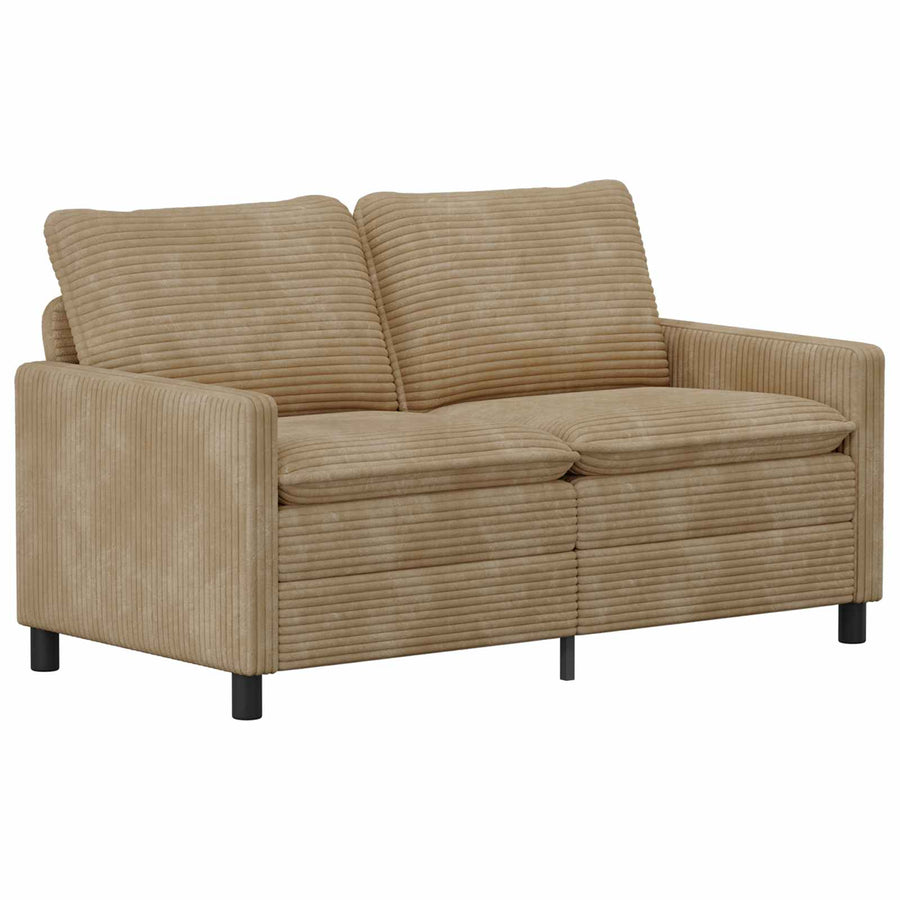 Bankstel 2 pcs Taupe Polyester