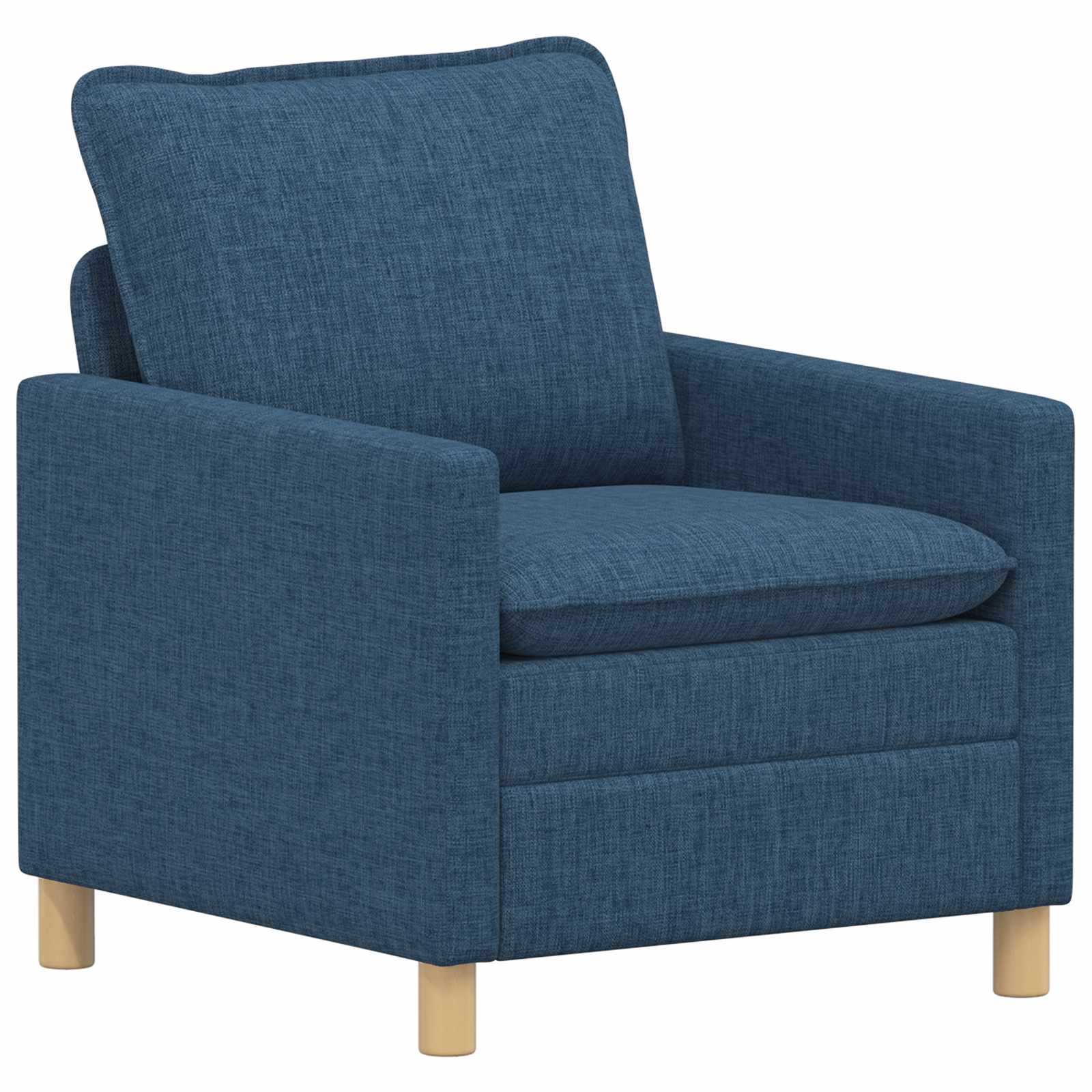 Bankstel 2 st Blauw Stof