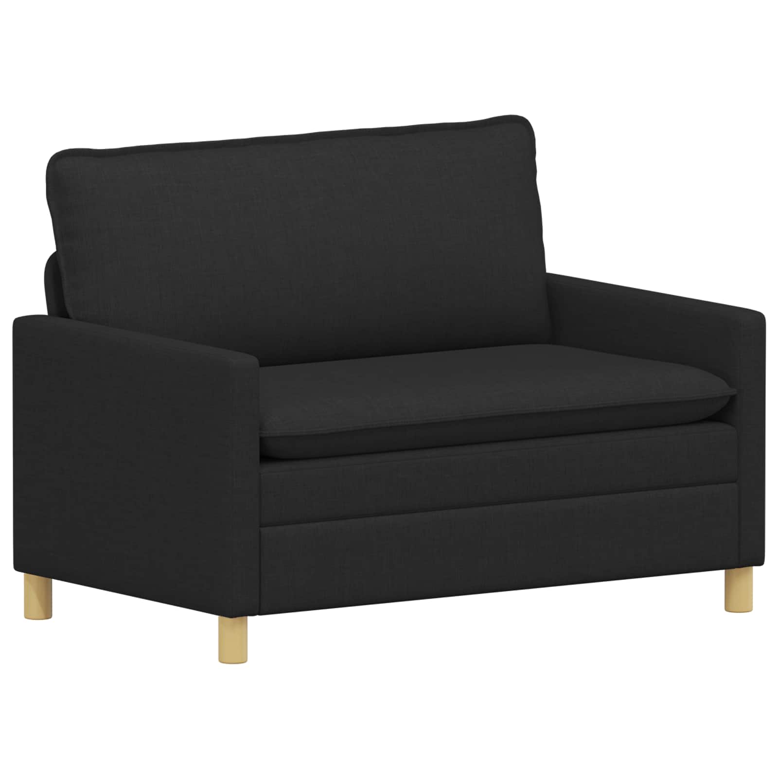 Bankstel 2 st Zwart Stof