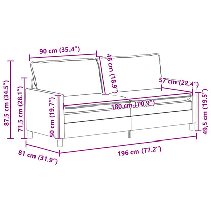 Bankstel 2 st Wijnrood Stof