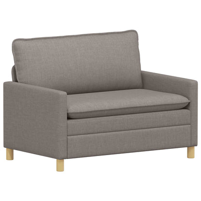 Bankstel 2 st Taupe Stof