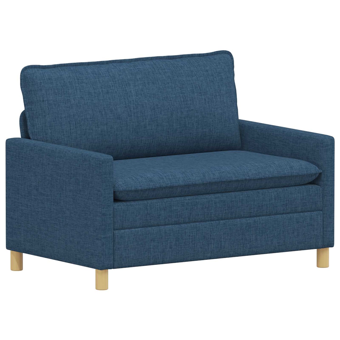 Bankstel 2 st Blauw Stof