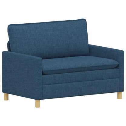 Bankstel 2 st Blauw Stof