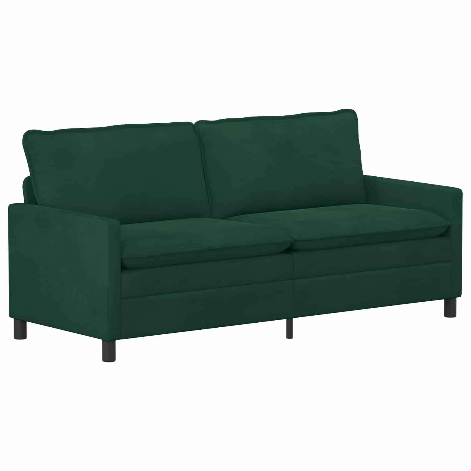 Bankstel 2 pcs Donkergroen Fluweel